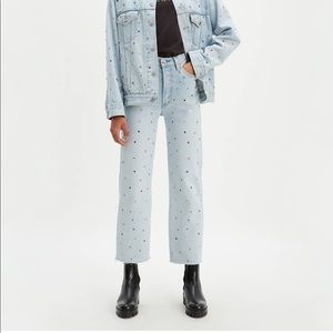 Levi’s Ribcage Straight Ankle Studded Women's Jean